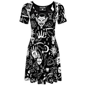 Skater Dress KILLSTAR Wicked witch witchy gothic goth robe sorcière gothique